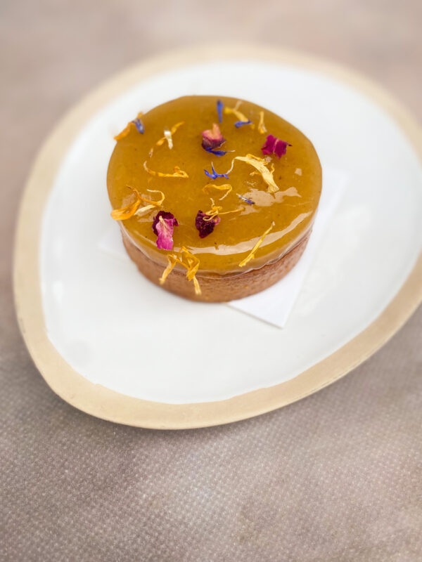 L'élégante tarte pêche 8-10 personnes