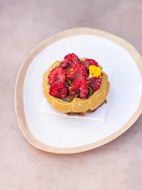 La gracieuse framboise pistache 8-10 personnes