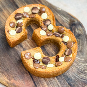Numbercookie noisette, praliné noisette et chocolat  - 6 à 8 parts
