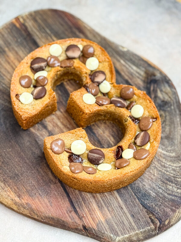 Numbercookie noisette, praliné noisette et chocolat  - 6 à 8 parts