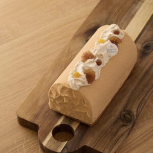 BûCHE la festive marron clémentine SANS GLUTEN 6-8 parts