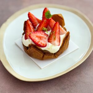 La croustillante tarte à la fraise 4/6 personnes